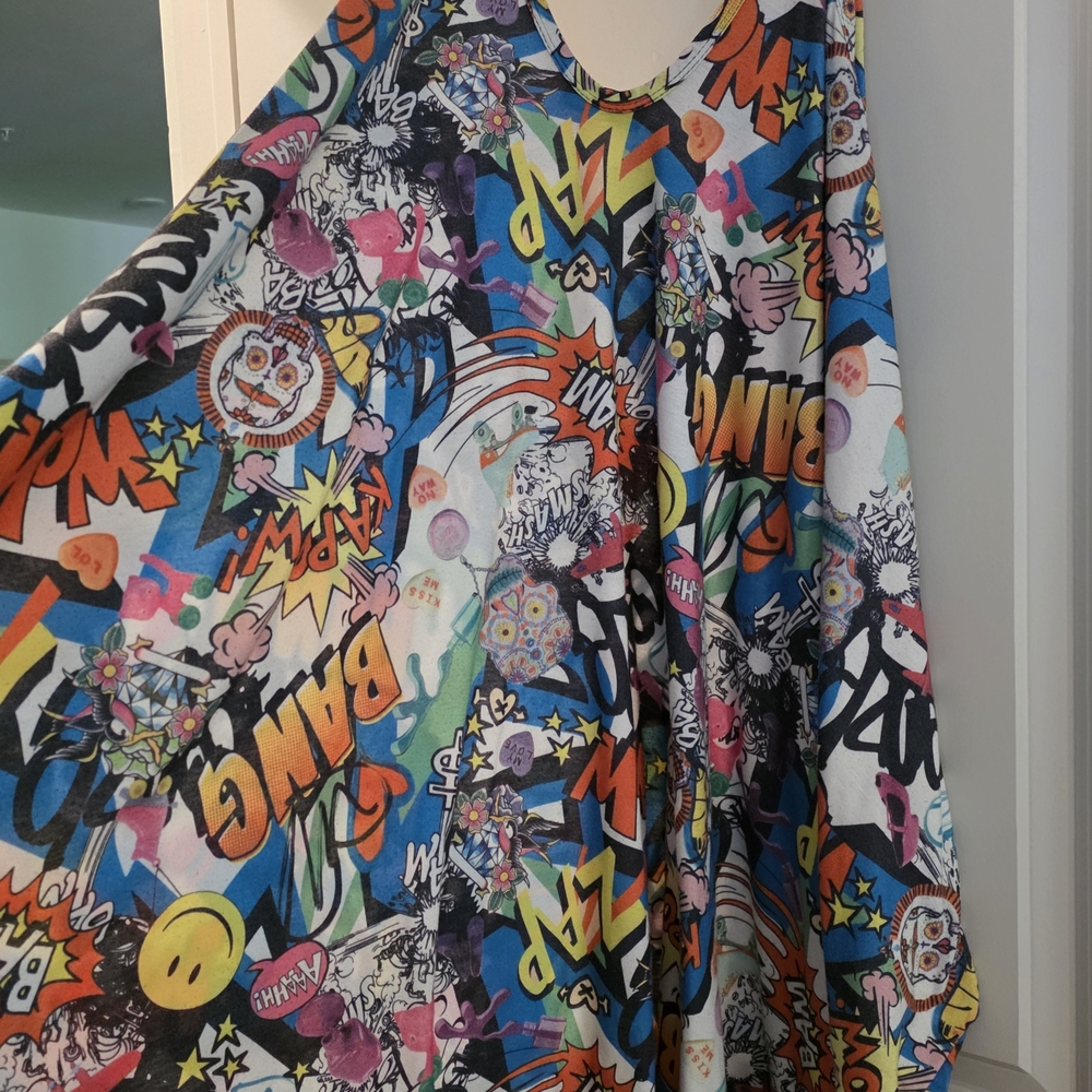Vibrant Graphic Print Jumpsuit